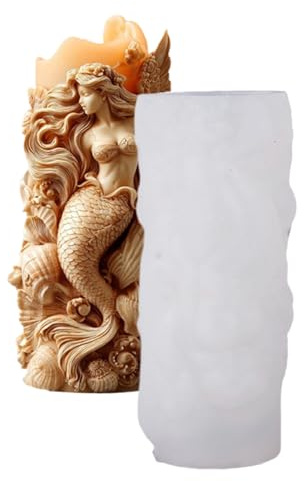 in Silicone per Candele,Materiali per Fai da Te Antiaderente,Stampo Decorativo da Tavolo per Resina e Gesso | Decorazioni per la Casa Centrotavola in Resina Epossidica
