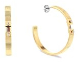 Tommy Hilfiger Jewelry Creolen für Damen Kollektion in Edelstahl verziert mit Kristallen - 2781049