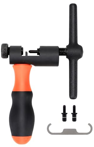 SpinPro Universelles Kettennieter Fahrrad, Fahrradkette Werkzeug Set mit Kettennieter, Kettenzange, Kettenlehre, für 5/6/7/8/9/10/11/12-Gang-Ketten