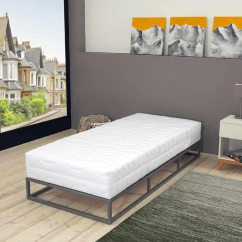 Vanitopaz Matratze 80 x 200 cm 7 Zonen Taschenfederkern H3 Härte, 20 cm Dicke Rollmatratze mit waschbarem Bezug, für Schlafzimmer und Doppelbett