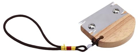 TOPINCN Rabot à Chants avec Manche en Bois, Lame Double Face en Acier Inoxydable, Guide en Forme de V pour Menuiserie, ébénisterie et Projets de Meubles
