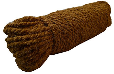 Unbekannt ca.100 Meter(ca.2Kg) Kokosgarn-Dholl Baumstrick 100% Kokosfaser Strick Seil Baumstrick Zum Anbinden von Bäumen, Gehölzen und Sträuchern