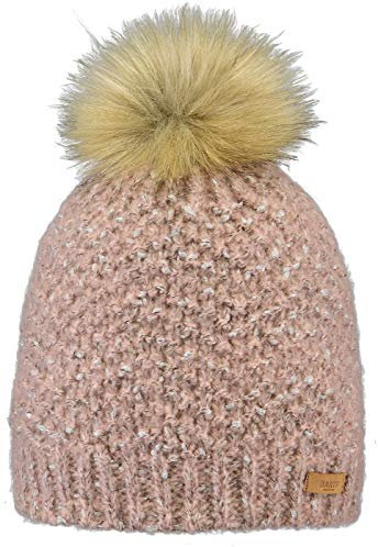 Barts Strickmütze Fleabane Beanie mit Bommel 4481 pink 08