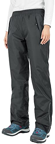 33,000ft Regenhose Damen Wasserdicht Atmungsaktive Fahrrad Überziehhose | Leichte Wanderhose, Winddicht Outdoorhose mit Mesh-Innenfutter, Reflektierende Trekkinghose für Angeln, Skifahren, Arbeit