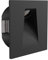 Eglo Spot LED encastrable Mecinos, luminaire encastré mur, spot mural noir pour escalier, blanc chaud, 8 cm