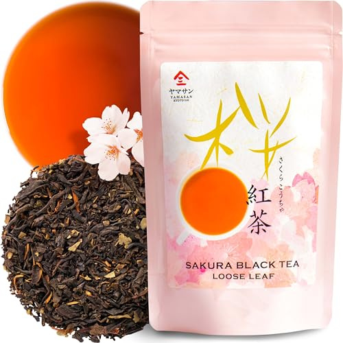 YAMASAN KYOTO UJI Sakura Black Tea Loose Leaf Blend 80g