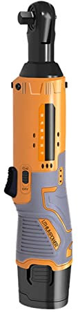 HDHXT Llave De Trinquete Inalámbrica, 12V 280N.M Eléctrico Destornillador de Carraca, 300r/min Carraca Kit de Herramientas con Carga Rápida Llave Manual 7 Llaves de Vaso (Color : A)