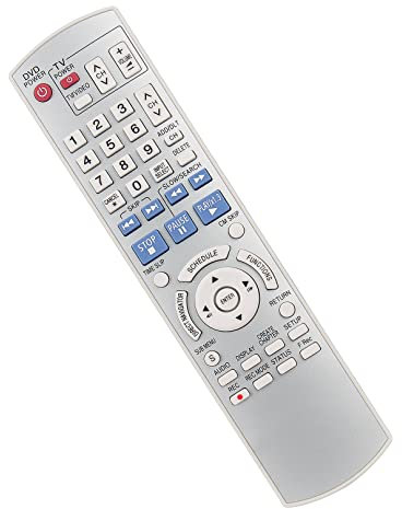 EUR7659Y10 Replaced Remote Control - ALLIMITY - fit for Panasonic DVD Recorder Remote Control DMR-ES10 DMR-ES20 DMR-ES25S DMR-ES35 DMR-ES35V DMR-ES46VS DMR-EH55 DMR-EZ27 DMR-ES25 DMR-ES15