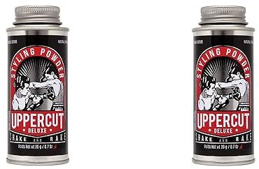 Uppercut Deluxe Hair Styling Powder Easy Application Texture Powder For Men With A Light Flexible Hold And Natural Matte Finish 2 x 20g