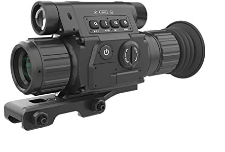 Occhiali per la visione notturna NV009A/LRF Clip-on Night Vision Aim Sight Scope Infrarossi IR Digital Night Monocular La-ser Telemetro Registrazioni video for la caccia Facile da mettere a fuoco ( Co