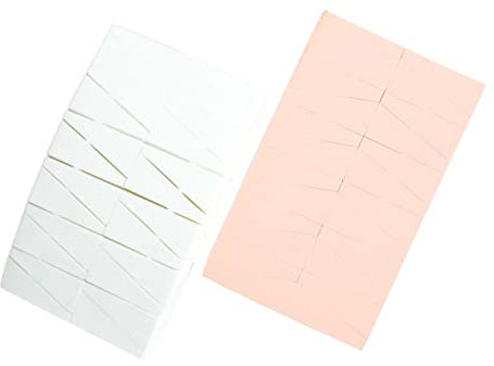 HAPINARY 2sacs Éponges De Maquillage Trapézoïdales Houppettes Cosmétiques Outils Application Éponges Visage Triangulaires à Fond De Teint