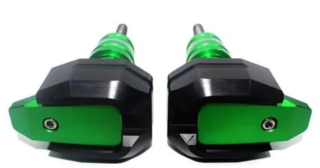 DZSJUNCHENSM Sturzpads Motorrad Für Kawasaki Für Z900 Für Z900RS Für Z 900 900RS 2017-2023 Motorrad Fallschutz Rahmen Slider Verkleidung Schutz Anti Crash Pad Protector Motorrad Fallschutz(GRÜN)
