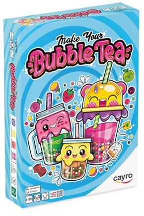 Cayro - Make Your Bubble Tea - Juego de Kit Completo para Preparar Té de Burbujas - Juego Interactivo - De 8 a 99 Años - De 2 a 4 Jugadores