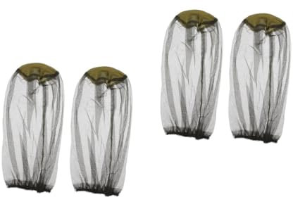 TOYANDONA 2 Ensembles Chapeaux De Protection Moustiques Masques Solaires Respirants pour Activités Extérieures Protection Complète Insectes 2 Pièces * 2