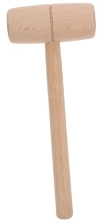 LALAFINA Martillo De Haya Madera Para Tallar Pequeño Para Bricolaje Herramienta De Madera Para Joyería y Marroquinería