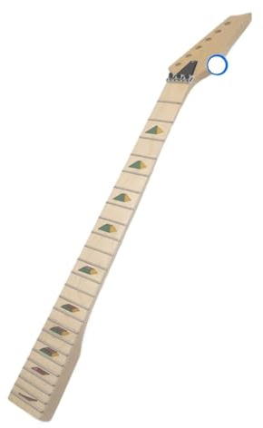 24 Bünde E Gitarrenhals Ahorn 10mm Peg Holes DIY Montageerfahrung