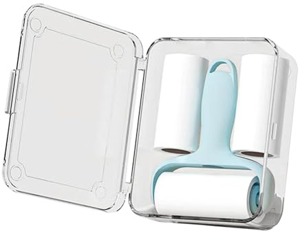 Yorajuy Mini rullo per pelucchi, formato da viaggio, adesivo per cani e gatti, strumento per rimuovere i pelucchi, dimensioni da viaggio, per divano, tappezzeria, tappeto, abbigliamento, seggiolino