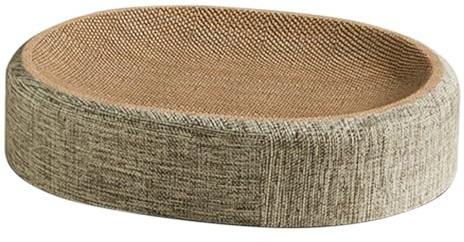 Kratzbrett 41x31cm, Wellpappe Kratzbrett für Katzen Indoor, Verschleißfestes Kratzpapier Katzen Spielzeug Kratzmöbel mit Rutschfester Basis