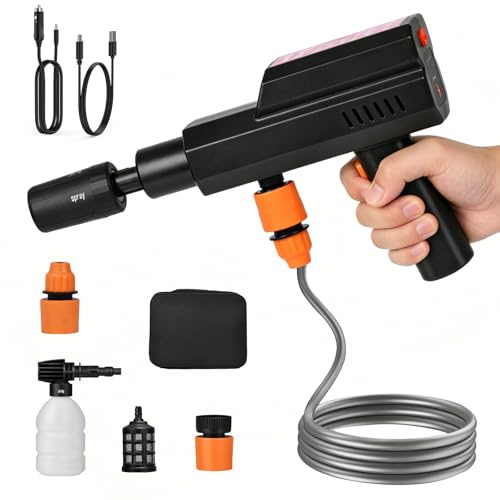 Anosuwa Hidrolimpiadora Inalámbrica 12000mAh, 4 Niveles, Carga USB-C y 12V