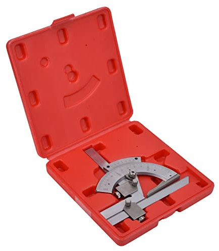 0-320 Grad Universal Winkelmesser Winkelmesser, Kohlenstoffstahl Nonius Abschrägungswinkel Finder, Einstellbares Winkelmessgerät Lineal Werkzeug