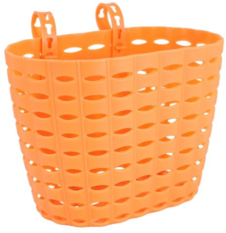 BESPORTBLE Bike Basket Kids Bike Basket Micro Scooter Basket Kids Bicycle Front Basket Detachable Front Basket Plastic Bicycle Storage Basket Removable Bike Storage Container Sundries Organizer