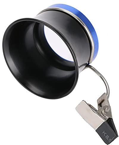 Kuuleyn Loupe de Lunettes à Pince, Loupes Portables Bijoux Loupe Horloger Bijoux Montre Outil de réparation pour bijoutiers, mécaniciens machinistes(10X)