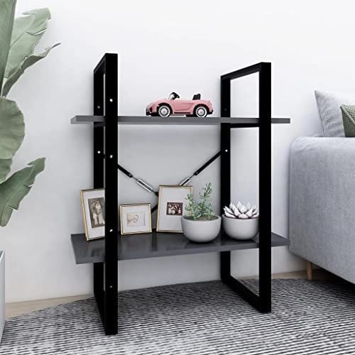 homiuse Metallregal Grau Leiterregal 60x30x70 cm BüCherregal KüChenregal Wand Kinder BüCherregal Regal Schmal Badschrank Schmal WüRfelregal Kellerregal Leicht Zu Reinigen