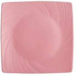 Vajilla Platos llanos Plato cuadrado de porcelana para servir Color simple Cocina Familia Hotel Comedor (Color : Black) little surprise