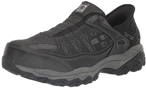 Skechers Men's Hands Free Slip-Ins Cankton-Faison ST Industrial Shoe, BLK, 12