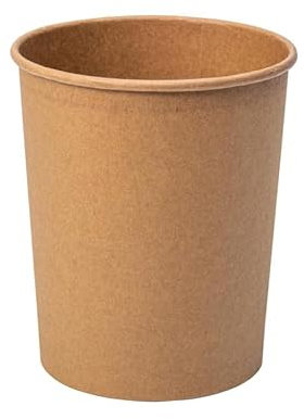 ECOPICNIC Gobelet à glace jetable 930 ml | Lot de 50 pièces Bol à soupe jetable, vaisselle jetable, gobelets en carton kraft pour aliments, pot jetable pour desserts, salades, apéritifs