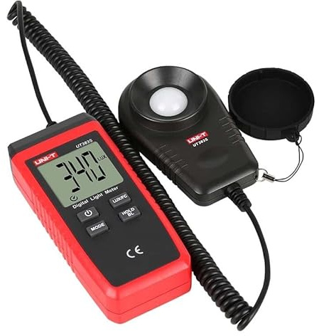UNI-T UT383S Digital Light Meter Lux/FC Meters Luminometer Photometer 200.000 Lux Luminometer Photometer Measure Tester