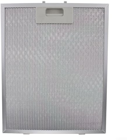 Rostfritt stål fläktfilter, 350 x 285 x 9 mm huvfilter ersättning för de flesta ledande varumärken av spiskåpor/ventiler för fläktkåpor