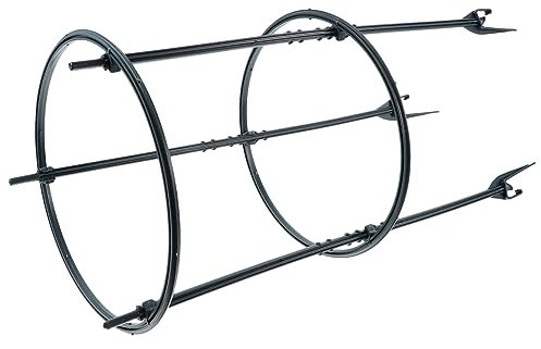 SUPVOX Étagère pour Plantes Grimpantes D'intérieur Et Jardin Support en Plastique Solide 3 Tiges Et 2 Cercles 20 Cm Support pour Plantes en Pot Robuste Et Décoratif