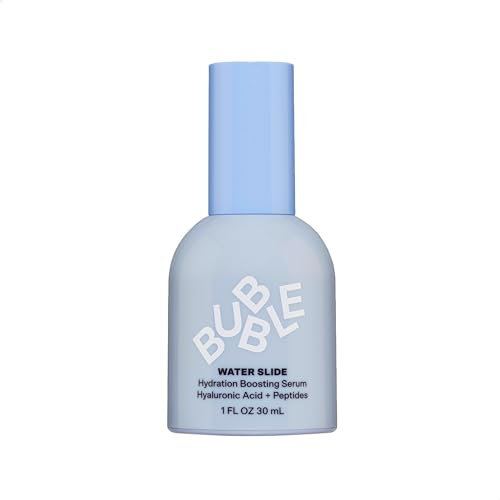 Bubble Skincare Water Slide Hyaluronic Acid Serum - Hydrating Face Serum for Skin Barrier Repair - Helps Reduce Signs of Redness & Revitalizes Dryness - Suitable for All Skin Types (30ml)