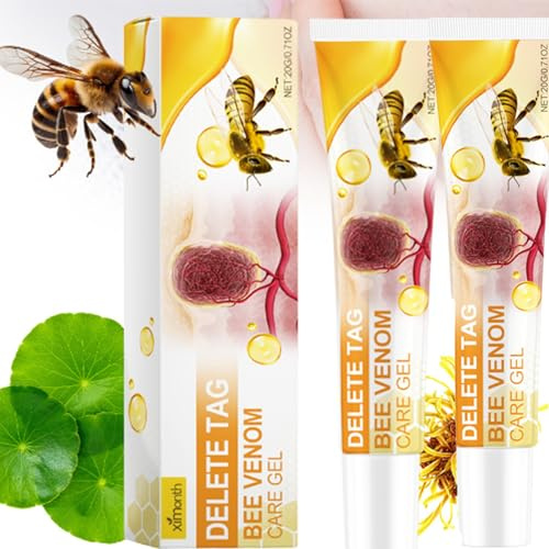Bienengift Warzen & Tag Entfernung Creme,1/2 Stücke Bienengift Creme (2)