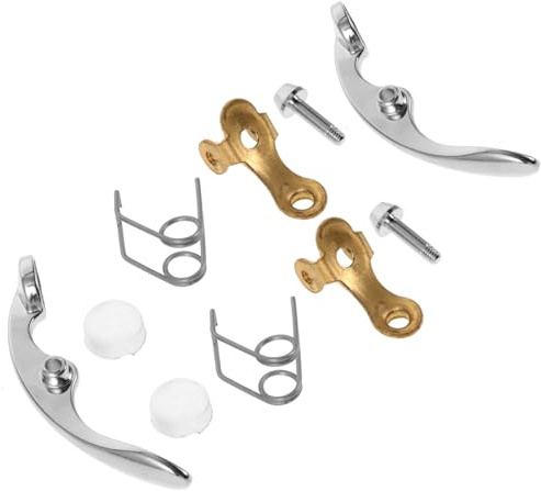 ifundom 10 Stück Trompetenreparaturset mit Präzisem Metalldesign Einfache Installation Inklusive Schraubfeder und Wasserschlüssel für Trompete Musiker