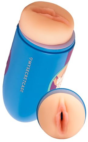 MySecretCase Vagina Finta Pocket Pussy Artificiale per Pene Masturbatore Uomo Vagina Silicone Masturbatore per Pene Realistico Sexytoys Uomo