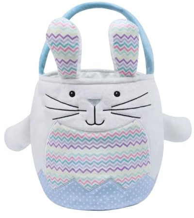 Osterkorb Personalisiert für Kinder Mädchen, Osterkorb mit Namen, Osterbeutel Kinder Osternest Personalisiert Ostertasche Osterkörbchen, Ostern Geschenke Ostergeschenk Personalisiert Kinder (Blau)