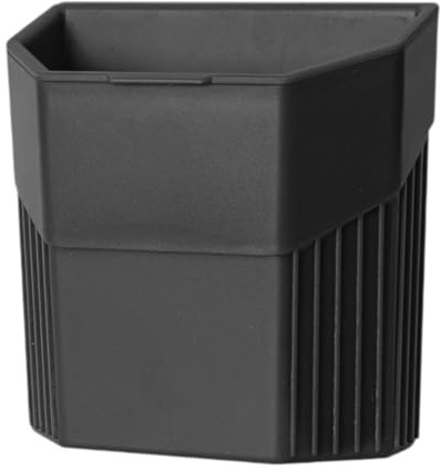 Pitycbo Cubo de Basura para Coche, contenedor de Basura para vehículo, Resistente, práctico, versátil, Caja de Almacenamiento de contenedor de Basura fácil de, Negro