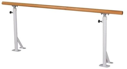 GLJTUO Doppelte Ballettstange, Höhenverstellbare 80–120 cm Tanz-Stretchstange, Tragbare Stehende Ballettausrüstung Für Erwachsene Und Kinder,White-100cm