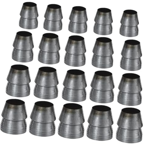 Gatuida 20 pezzi Cunei di Sicurezza Conici per Manici Attrezzi Adattatori in Ferro Resistente e Antiruggine per Rinforzo Manico Martello e Attrezzi da Giardinaggio Fissaggio Stabile e