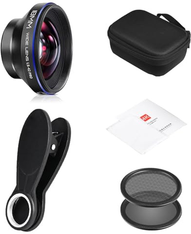 HINAYOSAN Obiettivo per fotocamera grande smartphone a piena risoluzione 1 2 cm distanza di messa a fuoco trasportabile piano metallico coerente robot obiettivo video microscopico per la creazione di