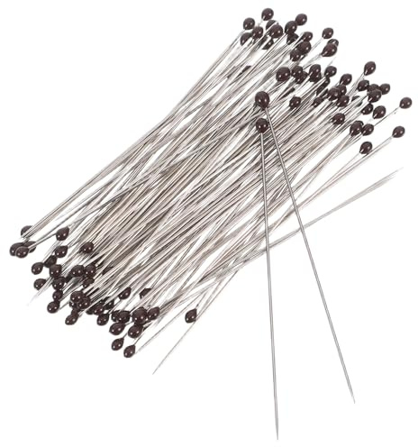 Alipis 100 Pièces Épingles de Spécimen Acier Inoxydable pour Insectes Outils de Dissection pour Laboratoires Scolaires Aiguilles Entomologie de Fixation de Spécimen
