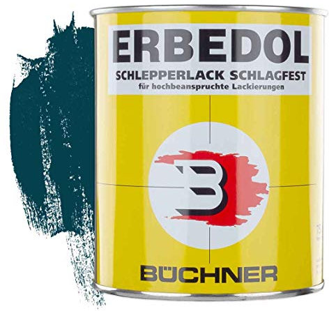 Erbedol | Schlepperlack | Hanomag | blau | SL5360 | 0,75 l Farbe | Beschichtung | Restaurierung | Traktor | Agrar | Lack | Farbton | Lackierung | kratzfest | Landmaschinenlack | deckend