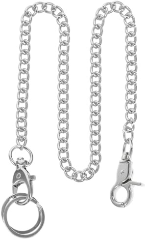 Hemobllo Chaîne De Montre À Gousset Argent Chaîne Galvanopliée en Métal Suspendue pour Montre De Poche Vêtements Sac À Main Jean Manteau Accessoire Léger 27.95In