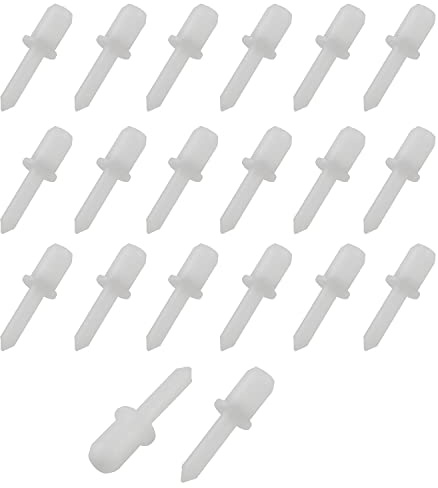 ZZLZX Standard Nylon Shutter Pins 20PCS Shutter Louver Repair Pins Non-Retractable