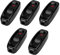 Interruttore ON off, AC 250V 10A Inline ON off Interruttore Cavo Cavo Lampada da Tavolo con Spia LED (Nero)