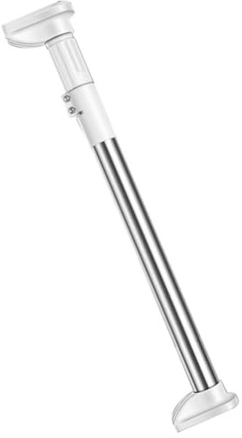 Telescopic Clothes Rail Heavy Duty Closet Rod Closet Tension Rod Heavy Duty Closet Pole Cupboard Bars Stainless Steel Clothes Hanger Wardrobe Clothes Rail Wardrobe Hanging Rail