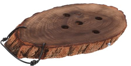 Hemobllo Natürliches Geweihfarn-montagebrett Aus Holz. Vielseitiger Wandpflanzer Für Sukkulenten Und Orchideen. Ideal Für Zuhause Und Das Büro.