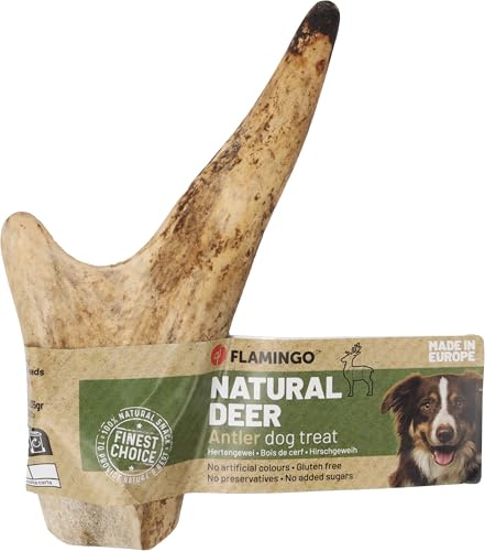 bastoncini per cani – Snack Nature Corna di Cervo Hard – Taglia XL – 135g – articolo da masticare naturale – cura dei denti – dall’Europa